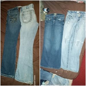 Women's name brand jeans & jacket